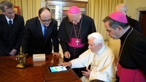 Holy Tweet! Pope uses iPad for his first Twitter message