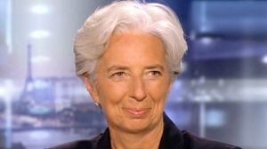 Lagarde bids farewell to French government