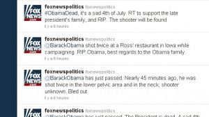 Hackers announce death of Obama on Fox News