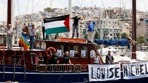 Flotille pour Gaza : le “Louise Michel” toujours coincé en Grèce