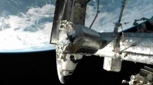 ISS welcomes final shuttle mission