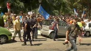 Protesters gather for Madrid rally