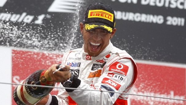 Hamilton fights to victory in the German Grand Prix