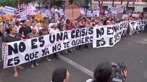 Les indignés espagnols entament une marche vers Bruxelles