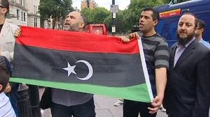 Libyan rebels celebrate British recognition