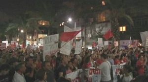 Israel’s middle class in mass protest