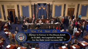 Congress vote averts US default