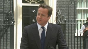 GB: “la risposte est en cours” dixit David Cameron