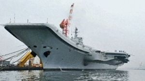 China sends first aircraft carrier on maiden voyage