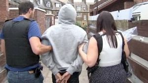 London police round-up suspected looters