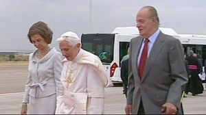 Pope arrives in Madrid for World Youth Day