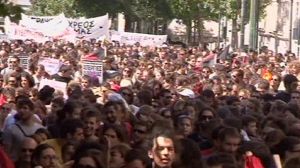 Students protest at Greek university reforms