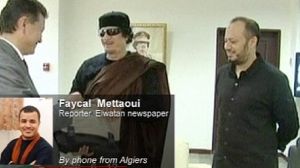 Kadhafi peut-être enfui en Algérie