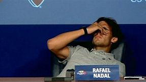 sport: Des crampes mettent Nadal KO