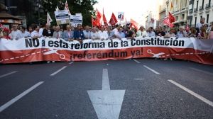 Protests in Spain and Italy against ‘golden rule’