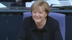 Merkel defends budgetary record over euro crisis