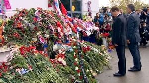 Dmitri Medvedev rend hommage aux victimes du crash de Iaroslav