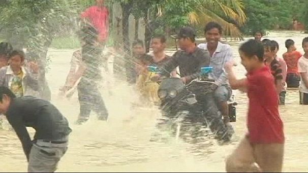 Cambodia under water