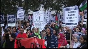Manifestation à New York pour un Etat palestinien