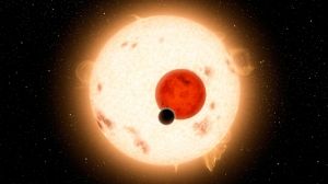 Double dawn: the planet with two suns