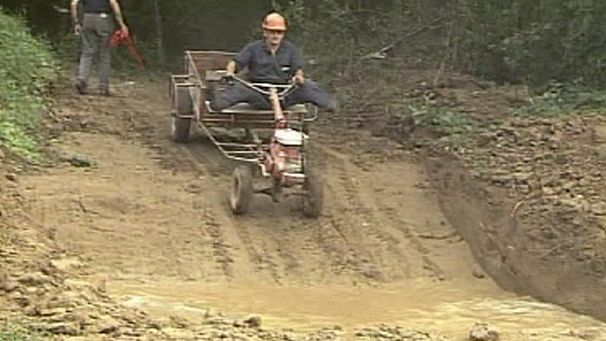 Motor cultivator race in Croatia