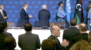 Fresh flag marks a fresh start for Libya at UN HQ