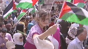 Les Palestiniens manifestent pour la reconnaissance de leur Etat