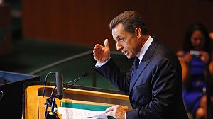 Sarkozy proposes Palestinian compromise at UN