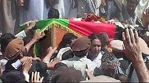 Kabul: high emotion at Rabbani funeral