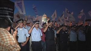 Portuguese police in austerity protest