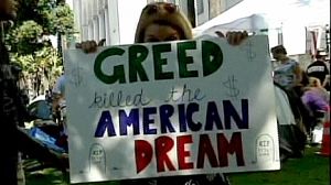 Wall St and jobs occupy US occupiers’ minds