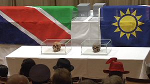 Namibian skulls arrive home from Germany