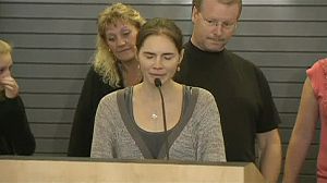Amanda Knox de retour à Seattle