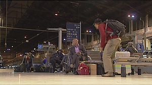 Attack on guard paralyses French trains