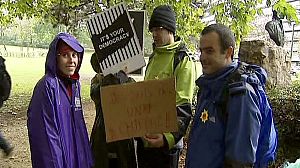 Indignados long walk to Brussels
