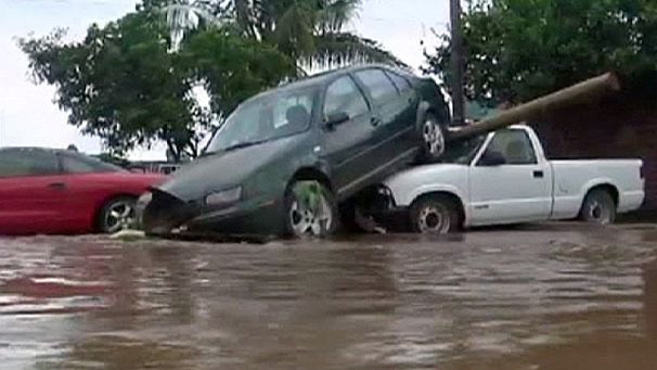 Hurricane Jova causes floods in Mexico