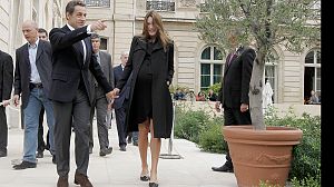 E’ nata Dalia, figlia di Carla Bruni e Nicolas Sarkozy