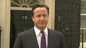 David Cameron a une pensée pour les victimes de Kadhafi
