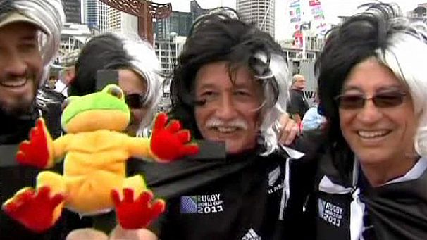Rugby World Cup fans out in force
