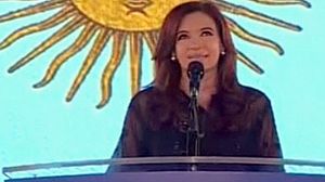 Fernandez claims landslide victory in Argentina