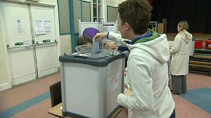Presidential vote underway in Ireland