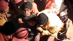 Turkish teenager pulled alive from quake debris
