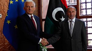 Le président du Parlement européen en visite à Tripoli