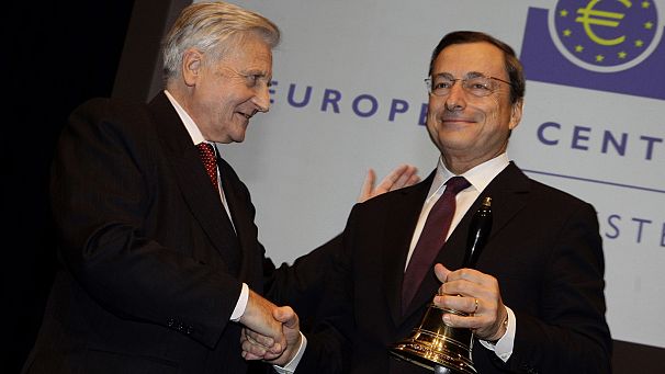 EZB: Mario Draghi folgt auf Jean-Claude Trichet