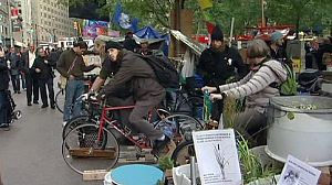 Occupy Wall Street : pédaler pour la cause
