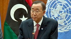 Ban Ki-moon visits Libya with promises