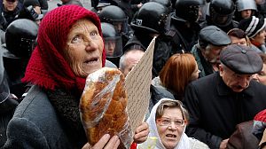 Manifestations anti-austérité en Ukraine
