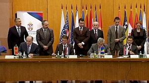 Belgrade : le sort des réfugiés des Balkans en question