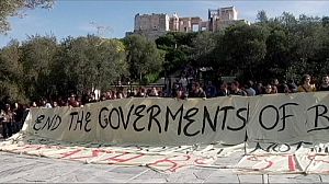 Manifestation anti-européenne à Athènes