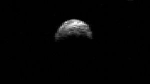 Asteroid pays flyby visit to Earth